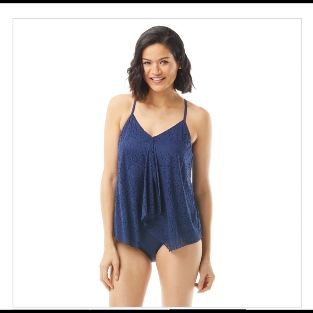 Beach House Kerry Crochet Underwire Tankini Top